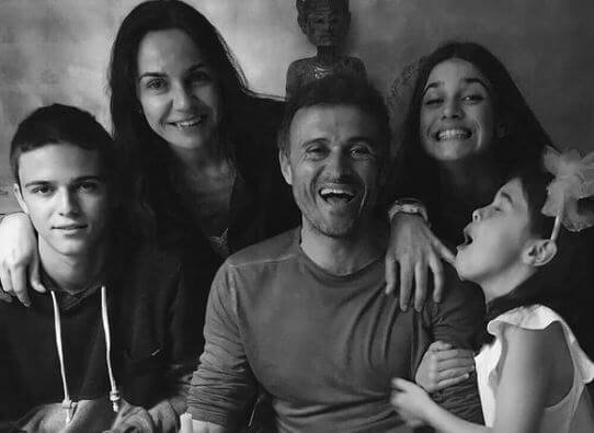 Pacho Martinez with his family.